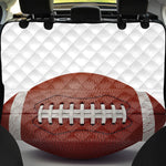 American Football Ball Print Pet Car Back Seat Cover