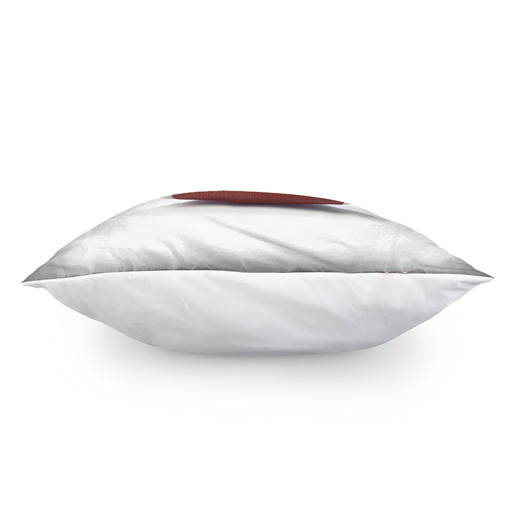 American Football Ball Print Pillow Cover