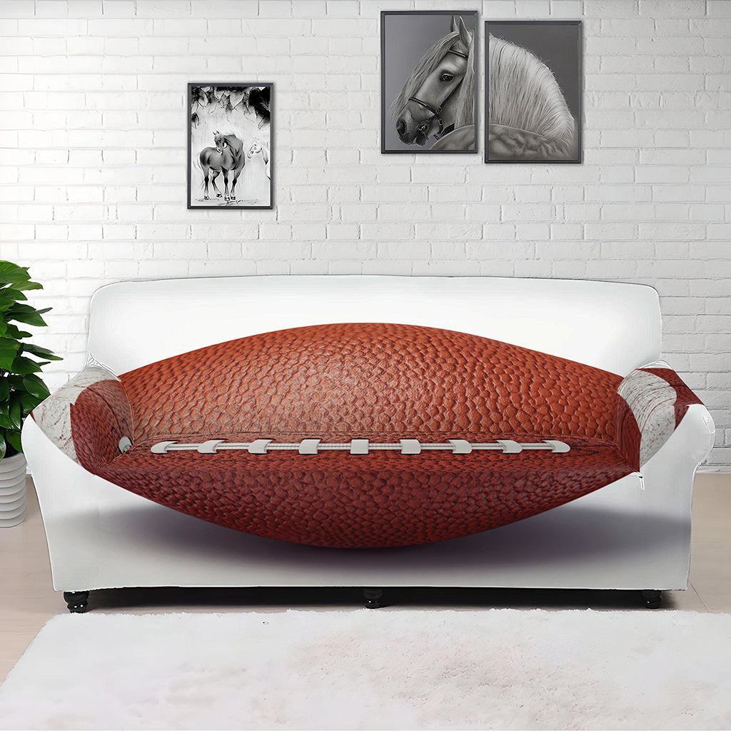 American Football Ball Print Sofa Cover