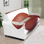American Football Ball Print Sofa Cover