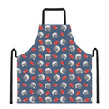 American Football Pattern Print Apron