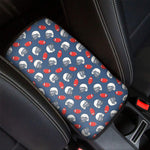 American Football Pattern Print Car Center Console Cover