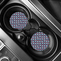 American Football Pattern Print Car Coasters