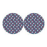 American Football Pattern Print Car Coasters