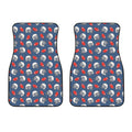 American Football Pattern Print Front Car Floor Mats