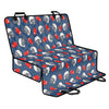 American Football Pattern Print Pet Car Back Seat Cover