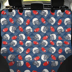 American Football Pattern Print Pet Car Back Seat Cover