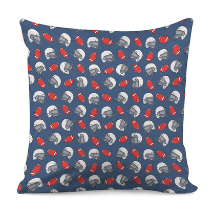 American Football Pattern Print Pillow Cover
