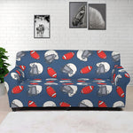 American Football Pattern Print Sofa Cover