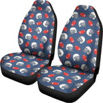 American Football Pattern Print Universal Fit Car Seat Covers