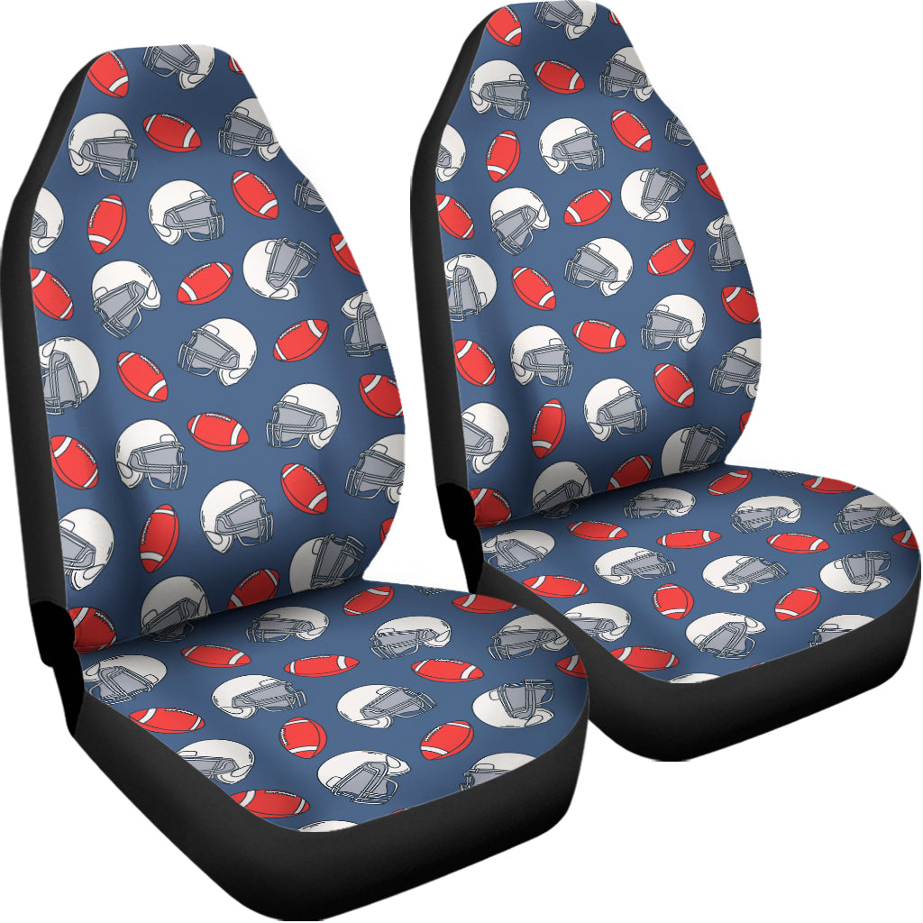 American Football Pattern Print Universal Fit Car Seat Covers