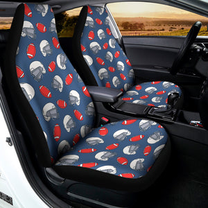 American Football Pattern Print Universal Fit Car Seat Covers