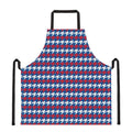 American Houndstooth Pattern Print Apron