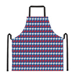 American Houndstooth Pattern Print Apron