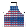 American Houndstooth Pattern Print Apron