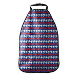 American Houndstooth Pattern Print Car Seat Organizers