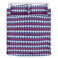 American Houndstooth Pattern Print Duvet Cover Bedding Set