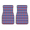 American Houndstooth Pattern Print Front Car Floor Mats