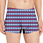 American Houndstooth Pattern Print Men's Boxer Briefs