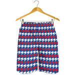 American Houndstooth Pattern Print Men's Shorts