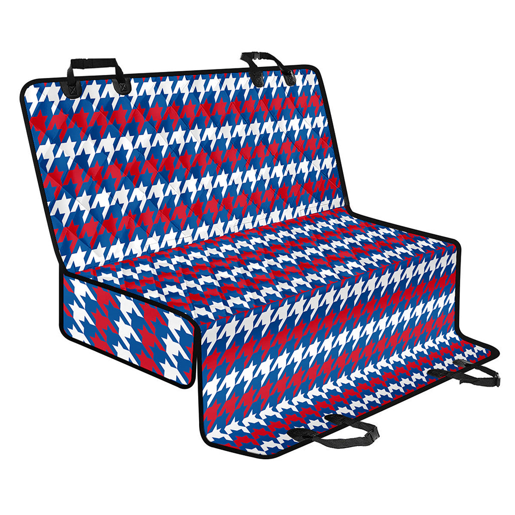 American Houndstooth Pattern Print Pet Car Back Seat Cover