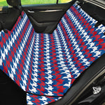 American Houndstooth Pattern Print Pet Car Back Seat Cover