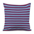 American Houndstooth Pattern Print Pillow Cover