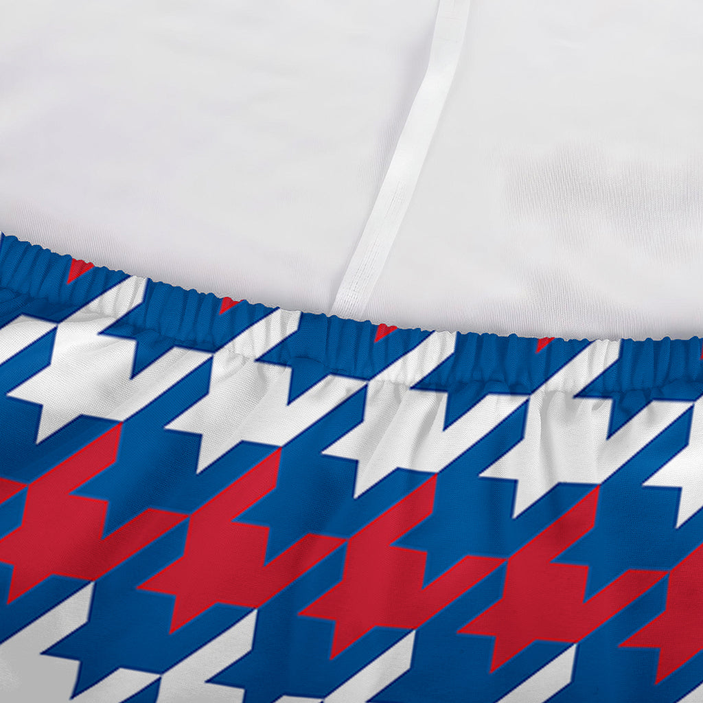 American Houndstooth Pattern Print Sofa Cover