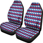 American Houndstooth Pattern Print Universal Fit Car Seat Covers