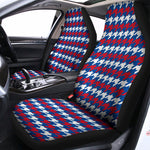 American Houndstooth Pattern Print Universal Fit Car Seat Covers