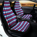 American Houndstooth Pattern Print Universal Fit Car Seat Covers