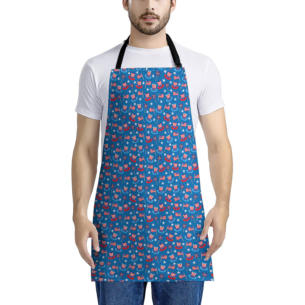 American Independence Day Pattern Print Apron