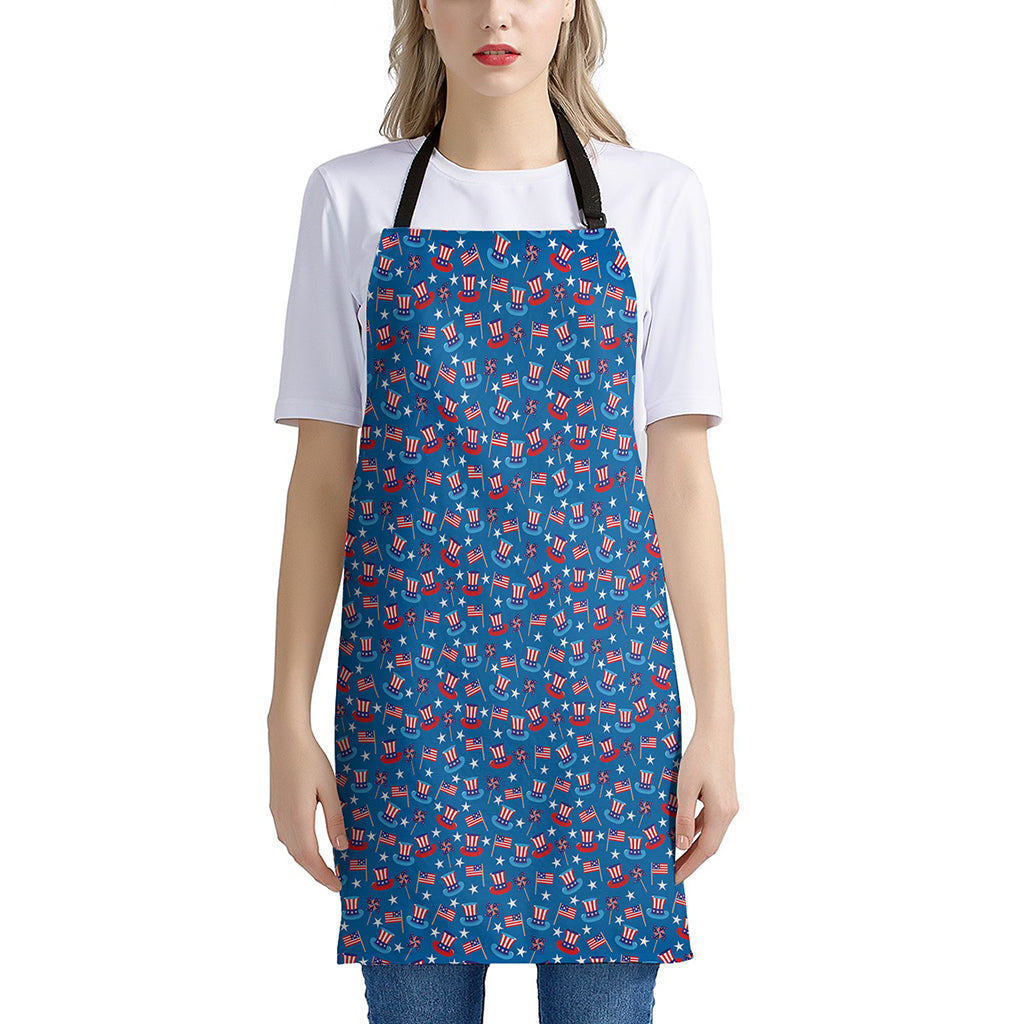 American Independence Day Pattern Print Apron