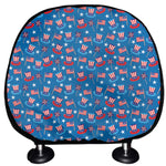 American Independence Day Pattern Print Car Headrest Covers