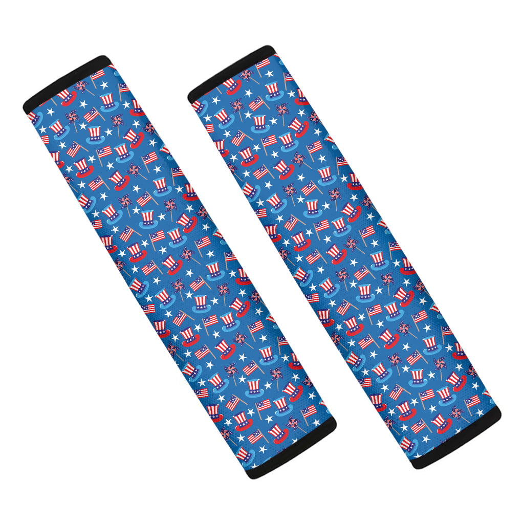 American Independence Day Pattern Print Car Seat Belt Covers