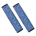 American Independence Day Pattern Print Car Seat Belt Covers