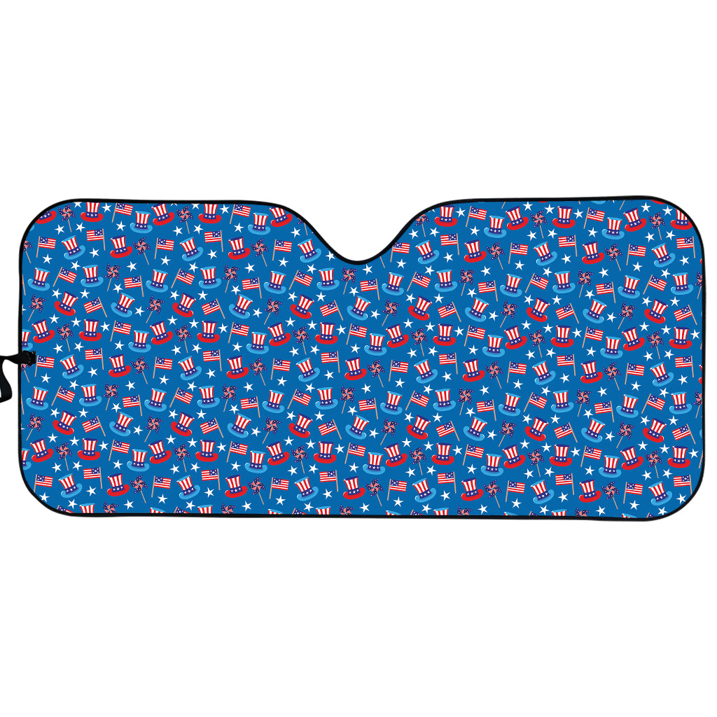 American Independence Day Pattern Print Car Sun Shade