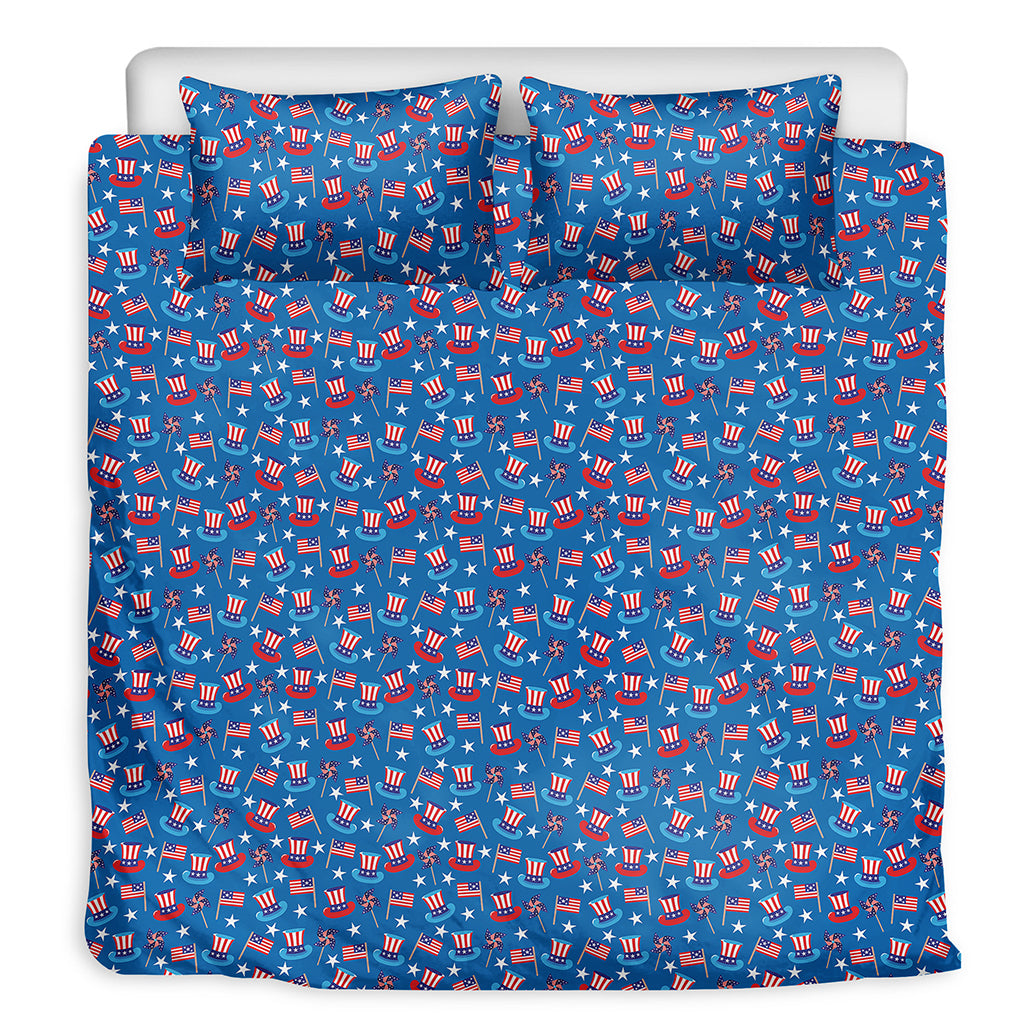 American Independence Day Pattern Print Duvet Cover Bedding Set