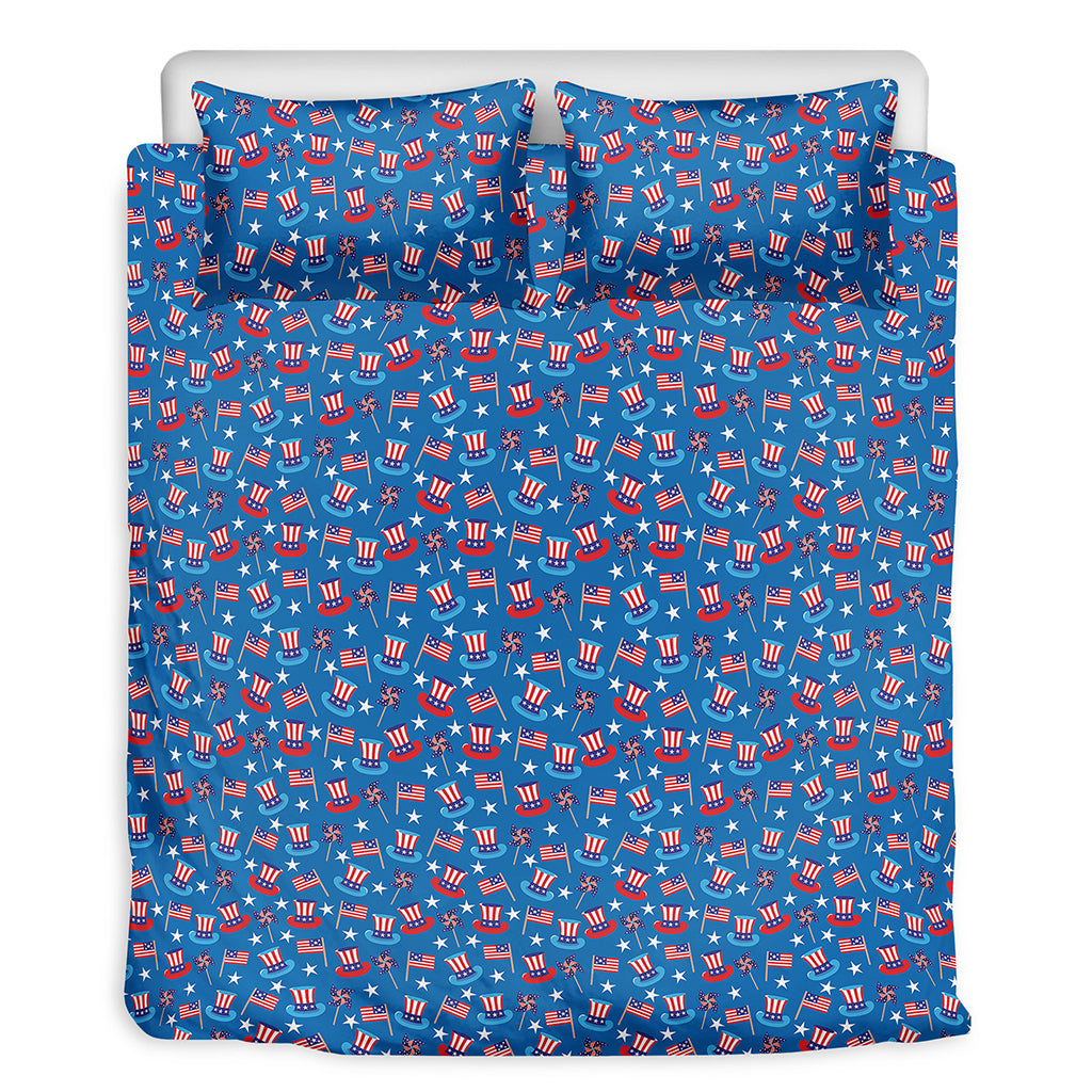 American Independence Day Pattern Print Duvet Cover Bedding Set