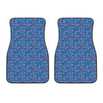 American Independence Day Pattern Print Front Car Floor Mats