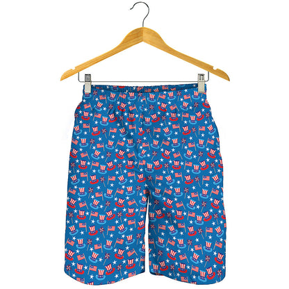 American Independence Day Pattern Print Men's Shorts