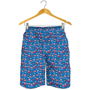 American Independence Day Pattern Print Men's Shorts