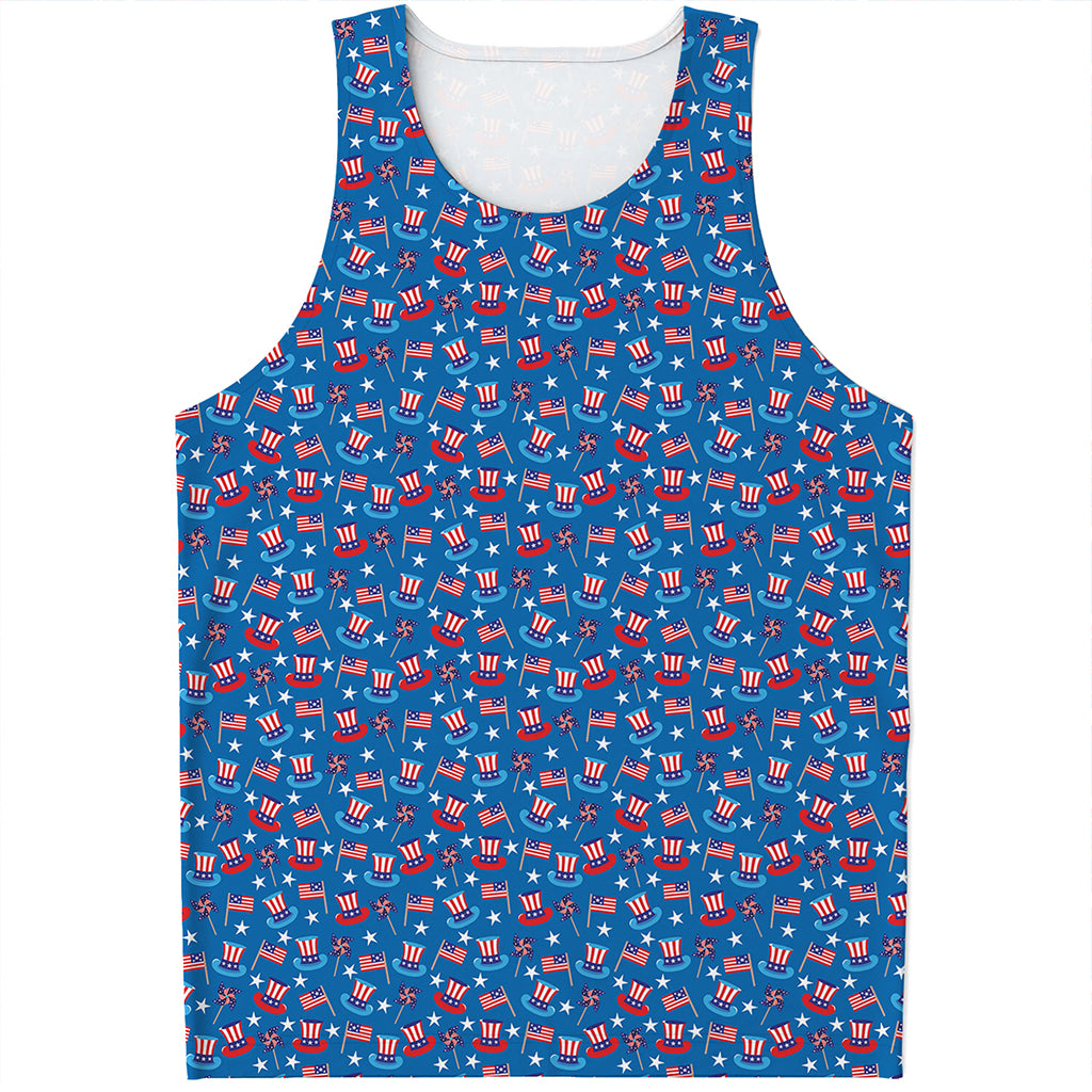 American Independence Day Pattern Print Men's Tank Top