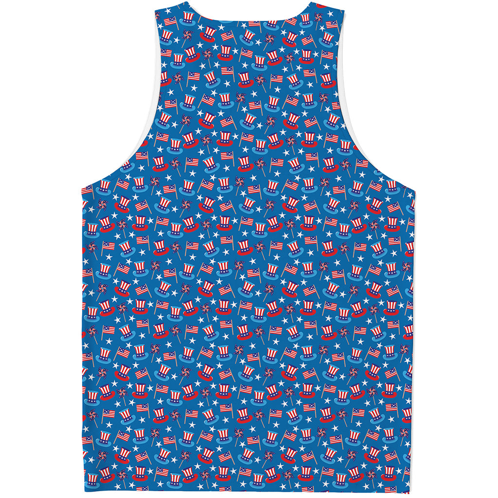 American Independence Day Pattern Print Men's Tank Top