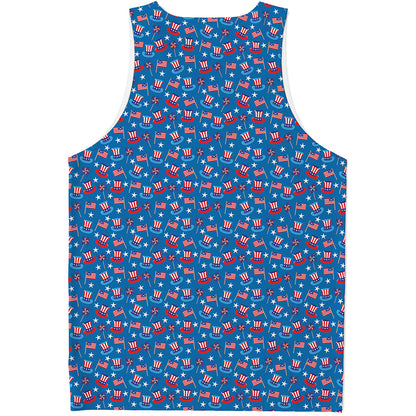 American Independence Day Pattern Print Men's Tank Top