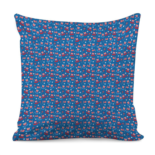 American Independence Day Pattern Print Pillow Cover