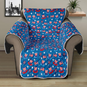 American Independence Day Pattern Print Recliner Protector