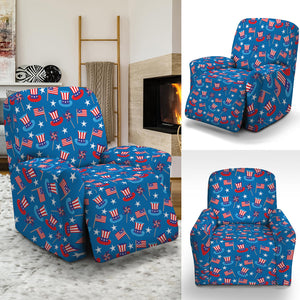 American Independence Day Pattern Print Recliner Slipcover