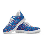American Independence Day Pattern Print White Sneakers