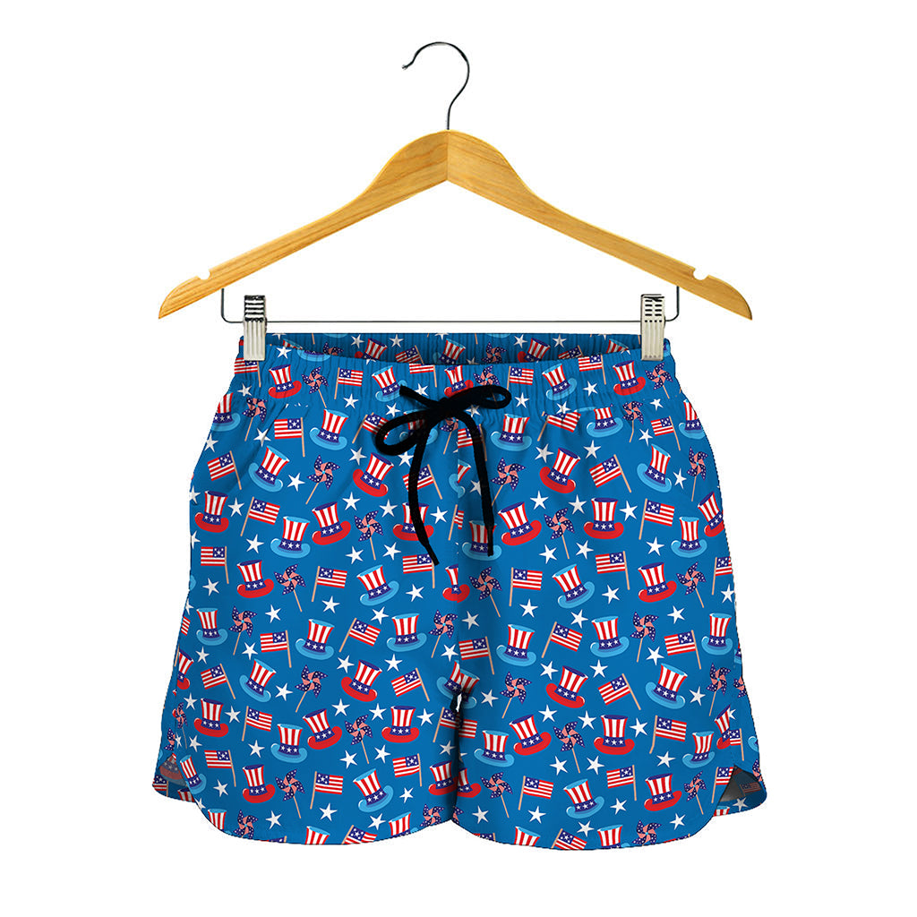 American Independence Day Pattern Print Women's Shorts
